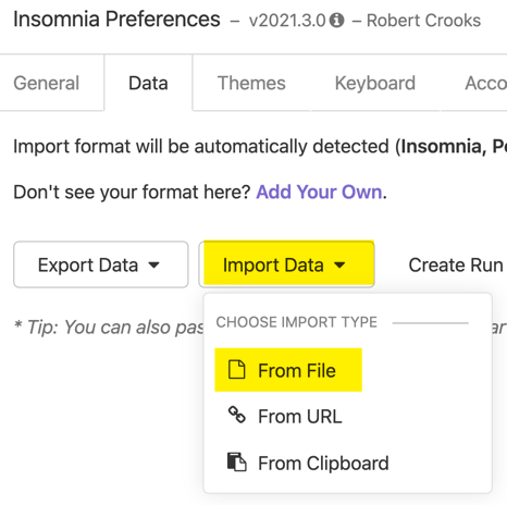 Import Data from File