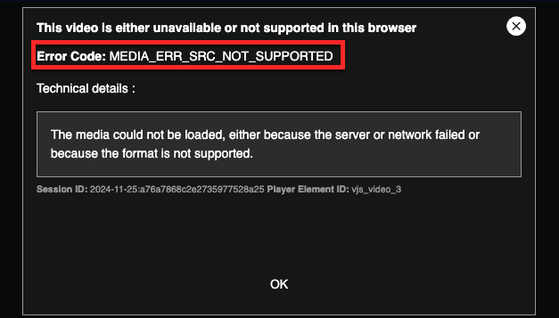 Media Error